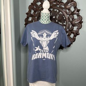 Vintage powder blue Team Harmony Pokémon Go shirt size Medium